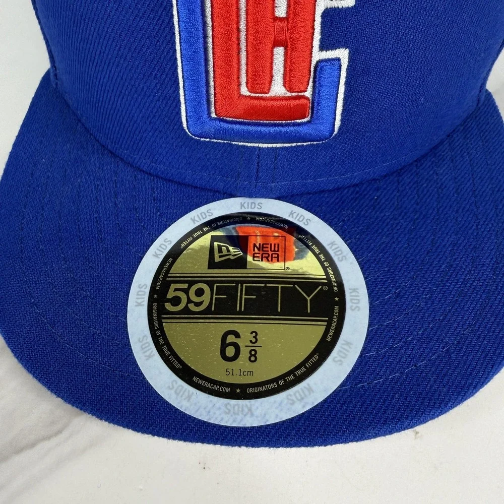 Los Angeles Clippers Hat Cap Fitted Youth 6 3/8 NBA Basketball 59FIFTY New Era